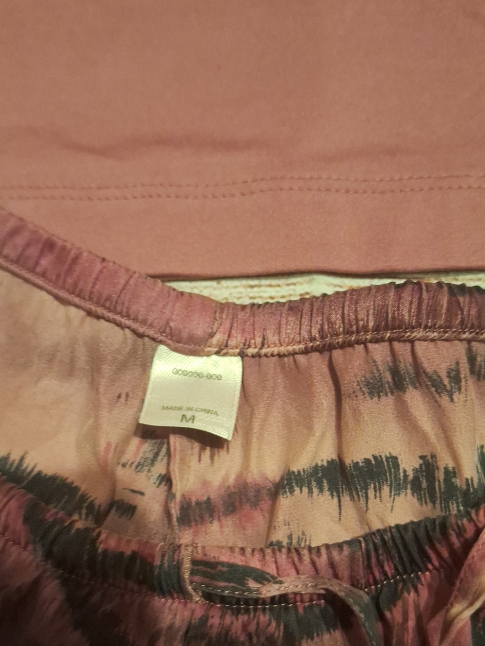 Victoria's Secret Short Pajama Set Mauve And Black Size Medium - Picture 5 of 8